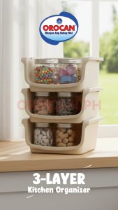 Orocan Cucina Uno 3-Layer Kitchen Organizer compact three-layer unit for organizing kitchen items