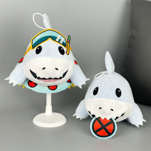New Anime Jeff The Land Shark 8-Inch Plush Toys Kawaii Stuffed Dolls Cute Sharp Animals Doll Plushies Kids Birthday Gifts Custom