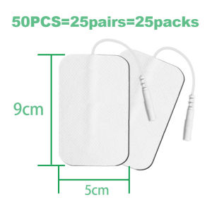 5x9cm Tens Massage Electrodos Electrode Pads Tens Electrodes EMS Muscle Stimulator Pads Digital Therapy Machine Massage Patch