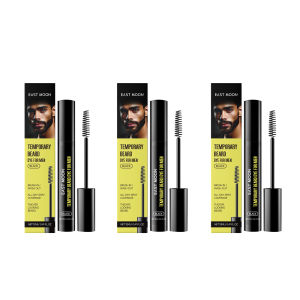 East Moon | Temporary Beard Dye for Men Natural Black Color Long-Lasting Waterproof Moustache Filler Pernmanent Coloring Beard Dyeing Pen