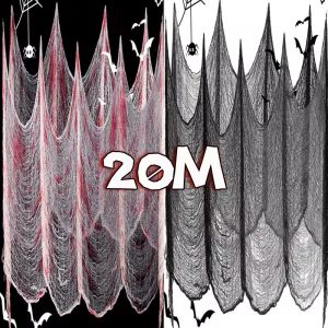 20m đáng sợ Halloween máu gạc cầu thang trong nhà trang trí ngoài trời ngôi nhà ma ám máu vải đáng sợ Nhà Bên đạo cụ Cảnh Kinh dị