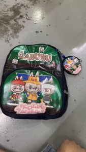 กระเป๋านักเรียนเด็กอนุบาล กระเป๋าเป้ผู้ชายและผู้หญิง เทรนด์กระเป๋าเป้สะพายหลังการ์ตูน เบา นุ่ม ระบาย อากาศ LL051