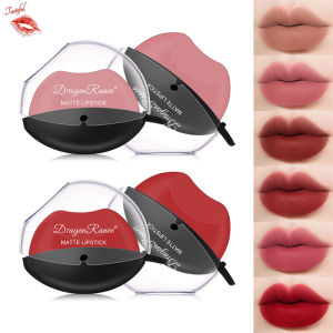 Ta💋. Bentuk Bibir Malas Melembabkan Efek Makeup Matte Lipstik Piala Anti Lengket