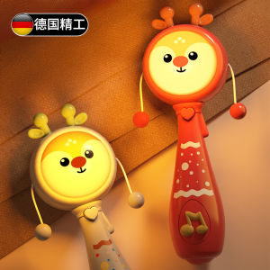 Em Bé Đồ Chơi Giáng Sinh Hình Tuần Lộc Có Chuông Rung Đồ Chơi Nhai an Thần Có Nhạc Nhẹ Hoạt Hình Đồ Chơi Lục Lạc Bằng Vải Mềm Mềm Đồ Chơi Nhựa Cho Trẻ Sơ Sinh
