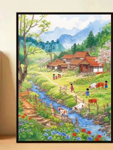 Healing Countryside Landscape Puzzle 1000 Pieces Adult Childrens Educational Toy Gift Decorative Painting Can Be Framed