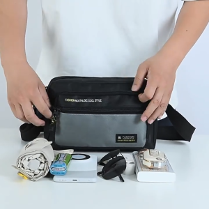 กระเป๋าสะพายข้างผู้ชาย 2025 วัสดุออกซ์ฟอร์ดทนทาน ดีไซน์หรูหราเหมาะกับทุกโอกาส