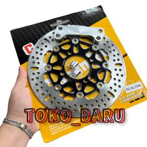 Piringan cakram depan mio 220MM model ktc atau psm plus breket kaliper standar unutk motor yamaha mio sporty mio soul mio smile xeon fino lubang baut 4