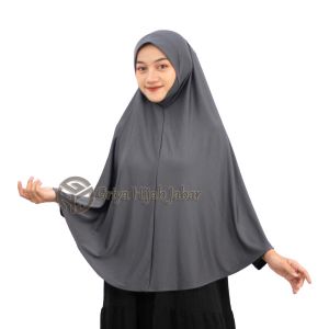 (Realpict) Hijab Dagu Malaysia XL Jumbo Syari Jersey Premium