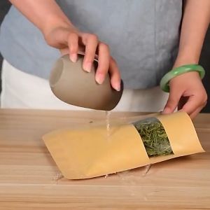 Kraft Zipper BaG / Kraft Zipper Lock Window Paper Bag / Food Packaging Bag / Cookies Bag / Kraft Paper Bag/Goodies Bag