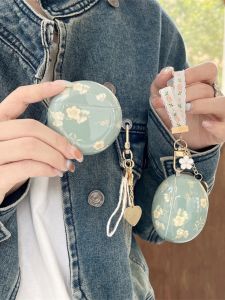 Fresh Green Floral Huawei Freebuds4e/5i Wireless Bluetooth Earphone Case Pro2 Generation Soft Shell Womens Style Protective Cover