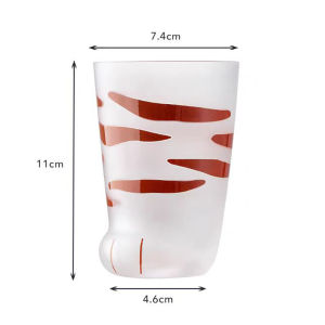 Cute Cat Claw Glass Water Cup Insulated Original Student Gift Childrens Cup Heat Resistant Crystal Glass Tea Cup from China