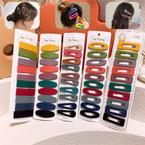 10Pcs Warna Bb Klip Straight Bangs Klip Kepala Belakang Klip Rambut SpoonHair