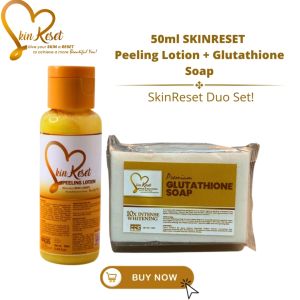 SkinReset Duo Set - 100ml Peeling Lotion & SkinReset Face&Body Soap