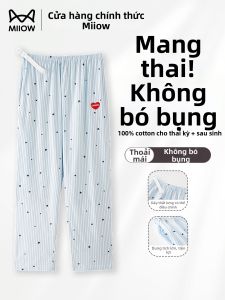 MiiOW | Quần Thoáng Cho Bà Bầu Mặc Nhà Hoặc Ra Ngoài Cotton