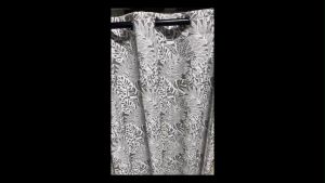 Romantika Loren Curtain French Pleat Hook 140x185cm High Quality Leaf Series Langsir cangkuk Berkualiti 挂钩式窗帘布经典花草图腾