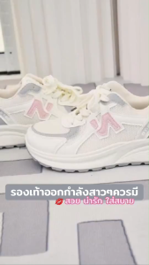 ร้องเท้าผู้หญิงแฟชั่นรุ่นใหม่ล่าสุด ระบายอากาศได้ดีรองเท้าพื้นหนา รองเท้าผ้าใบสตรีลำลอง นุ่มสบายรองเท้าวิ่ง ผ้าตาข่าย ไซส์ 36-42