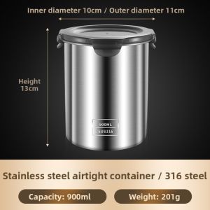 MOLORE | 316 Stainless Steel Food Grade Storage Jar