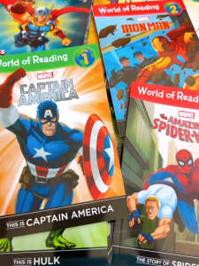 31 เล่ม หนังสือภาษาอังกฤษ World of Reading Level ชุด Avengers - Super Hero