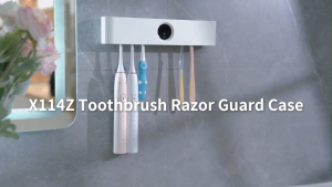 MeeGoo Smart Toothbrush Sterilizer wall-mounted Induction Opening UV Toothbrush Sterilizer removable