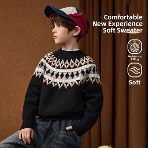 Ask Junior | Christmas & New Years Sweater for Boys and Girls Winter Thickened Sweater