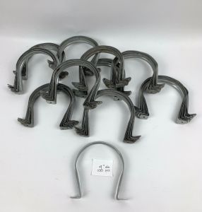KLEM PIPA PARALON ISI 100 PCS BESI PLAT UKURAN 4 ( EMPAT ) INCH HARGA MURAH PROMO DISKON TERLARIS BARANG BERKUALITAS