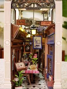 JINWUCHUANGYI | Quà Tặng Đồ Chơi Ghép Hình Nhà Sách 3D DIY Cho Bé Gái