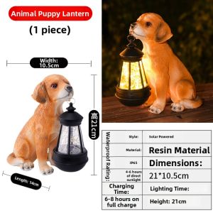 YUANMUXUAN | Decorative Solar Animal Lights Outdoor Garden Decor