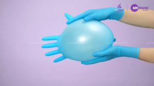 Găng Tay Y Tế Latex Regentox 240mm không bột. Màu đen