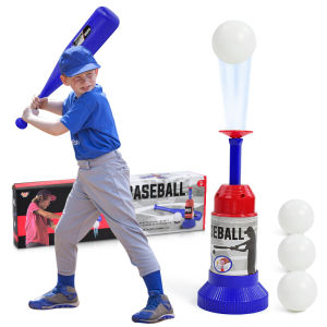 Children Baseball Ball Toys Games for 3+YearAdjustable Automatic Pitching Baseball Machine Toy Sets for Kids Outdoor Toys Gift