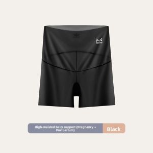 MiiOW | Ice Silk Seamless Maternity Underwear Thin Bottom High Waist Short Pants Summer Breathable Comfortable Women Pregnant Innerwear