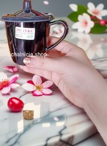 cangkir kopi gelas gagang melamine donyku