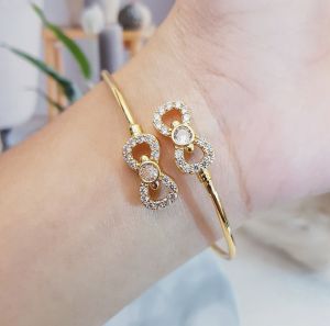 Xuping Gelang Flexible Love Pita Gold Terbaru Xds49d