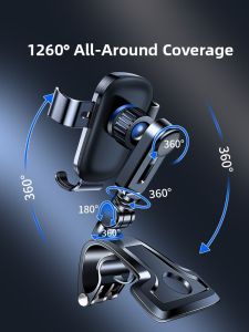 MONLEYTA | 2024 New Alloy Car Mount Phone Holder Navigation Special Anti- shake Support Frame Modern Style Vehicle Interior Dashboard Clip