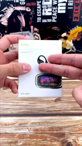 HTC NE11 Bluetooth 6.0 Earbuds with LCD Display AI Translation ANC Music/Game/Movie Modes Active Noise Reduction Comfortable Earphone