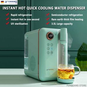 【Grossag】Instant heat hot and cold water dispenser 3.5L water drinking machine drink purifier 3s Desktop Electric Water Kettle Heating即热式速冷饮水机
