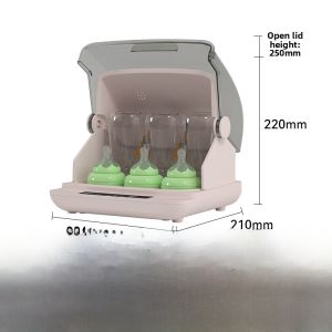 Mini Portable UV Disinfecter for Baby Bottles with Dryer Office Use Home Use Small Size Special Cabinet for Infants And Babies
