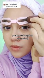 Cetakan Alis Tali Karet Instan Isi 4 Model Bentuk Alis Makeup Murah Cetakan Alis Yang Lagi Viral - BISA COD