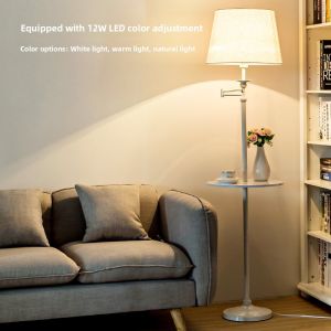 Sofa Side Table Floor Lamp Living Room Bedroom Atmosphere Simple American Retro Mid-Century with Coffee Table Desk Lamp