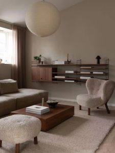 Nordic Style Wall-Mounted Solid Wood Bookshelf Adjustable Multi-Layer Display Rack Living Room Decorative Storage Shelf