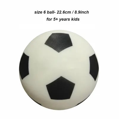Kids Silent Soccer Ball Gift Set Soft Foam Indoor Football in 3 Sizes (6/7/9 Inch) Mute Bouncing Ball for Safe Play & Training