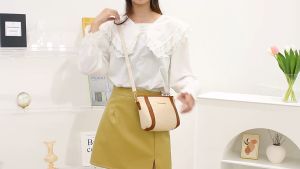 Korean Style Nylon Waterproof Sling Bag for Women - Crossbody & Shoulder Bag