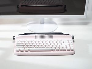 Actto B303 Wireless Bluetooth Keyboard Retro Keyboard Mini Multi Pairing Keyboard Typewriter Keyboard For Tablet