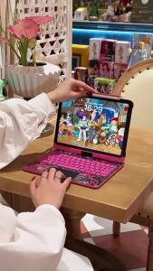 New For Pad Wonderful Control Keyboard Cyber Apply In Stock Tablet Pro 11/13 Inches Case Mute 10th Generation 360 Degrees Gift