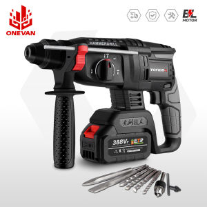 26MM Brushless Electric Hammer Electric Pick Impact Drill Multi-function Cordless Rotary Tool For Makita 18V Battery