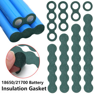 100/500pcs 18650 21700 Battery Insulation Gasket 1S-8S Pack Cell Electrode Insulated Pads Adhesive Glue Paper Insulation Tool