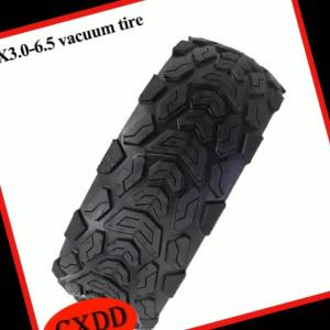 10x3.0-6.5 Heart-Shaped Vacuum Tire 10 Inch Explosion-Proof Tubeless for Electric Scooter Off-Road