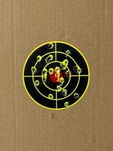 3"x250Pcs/roll Self Adhesive Splash & Reactive Shooting Target Stickers Impact Colors Paper Targets