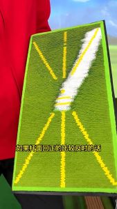 Thảm tập golf mini PGM DJD038 CHÍNH HÃNG thể hiện quỹ đạo bóng