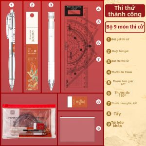 deli | Bộ Bút Chì Đánh Dấu Thẻ Thi Không Kim Loại 2B