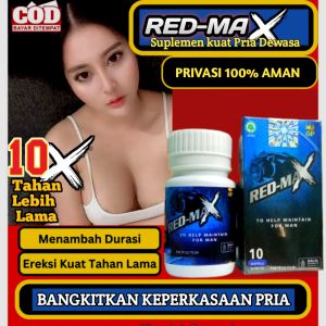 kpsul pria tahan lama kuat RED-Max blus new herbal ramuan khas tradisional